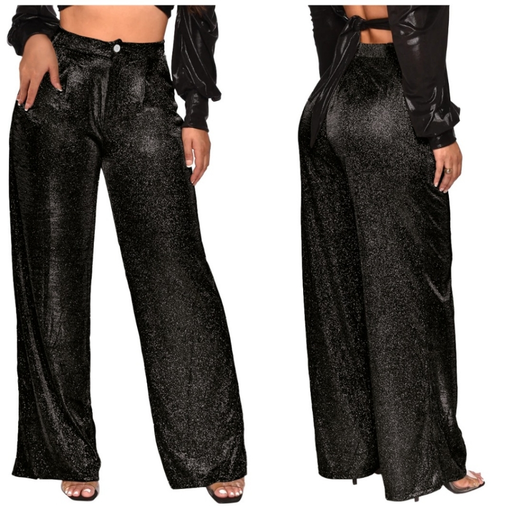 Fashion shimmer fabric women's pads new size L available.